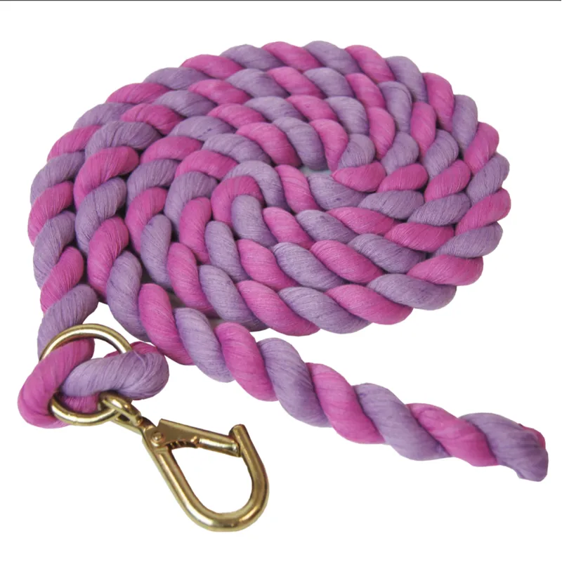 Shires Two Tone Lead Rope - Pink/Lilac 